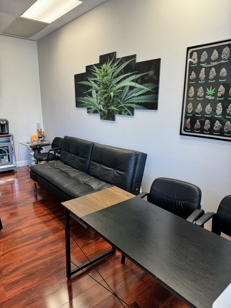 waiting room at Marijuana Express MD