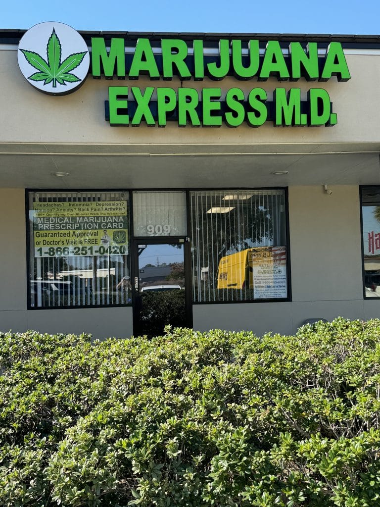 Exterior of Marijuana Express MD